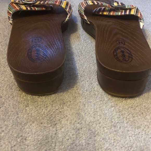 Dr. Scholl's Multicolor Striped Sandals - Picture 7 of 7